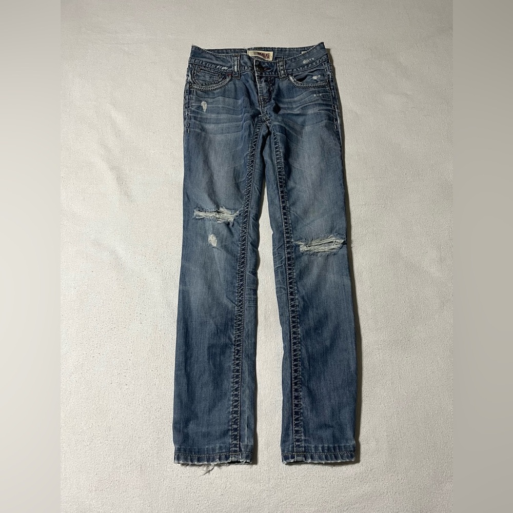 MEK Denim Women's 24x29.5 Berlin Straight‎ Jeans
